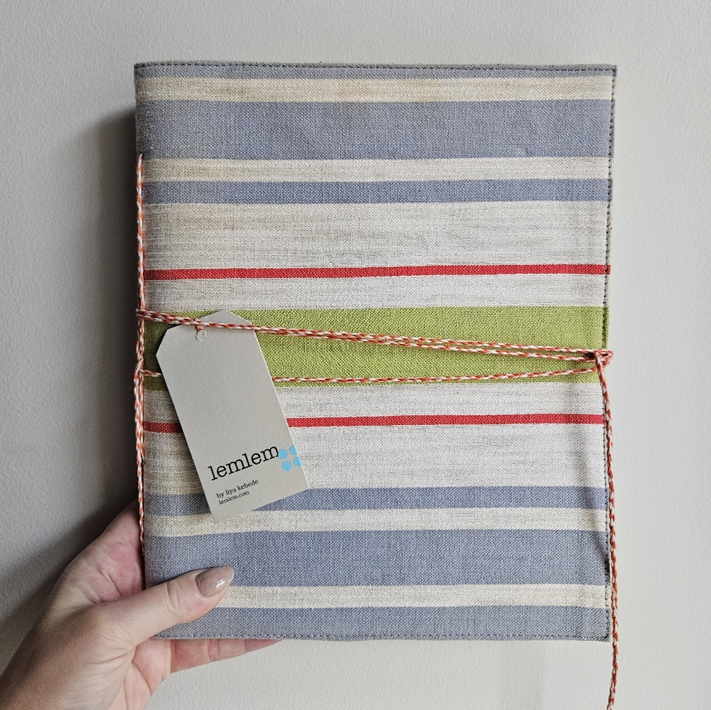 NWT Anthropologie Soft-Cover 9x11 Journal by Lemlem
